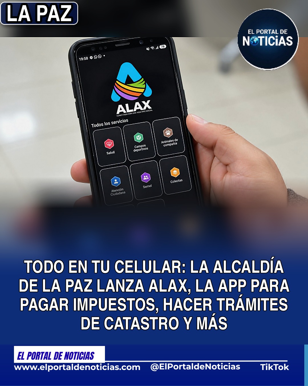 ALAX, la app de la Alcaldía de La Paz