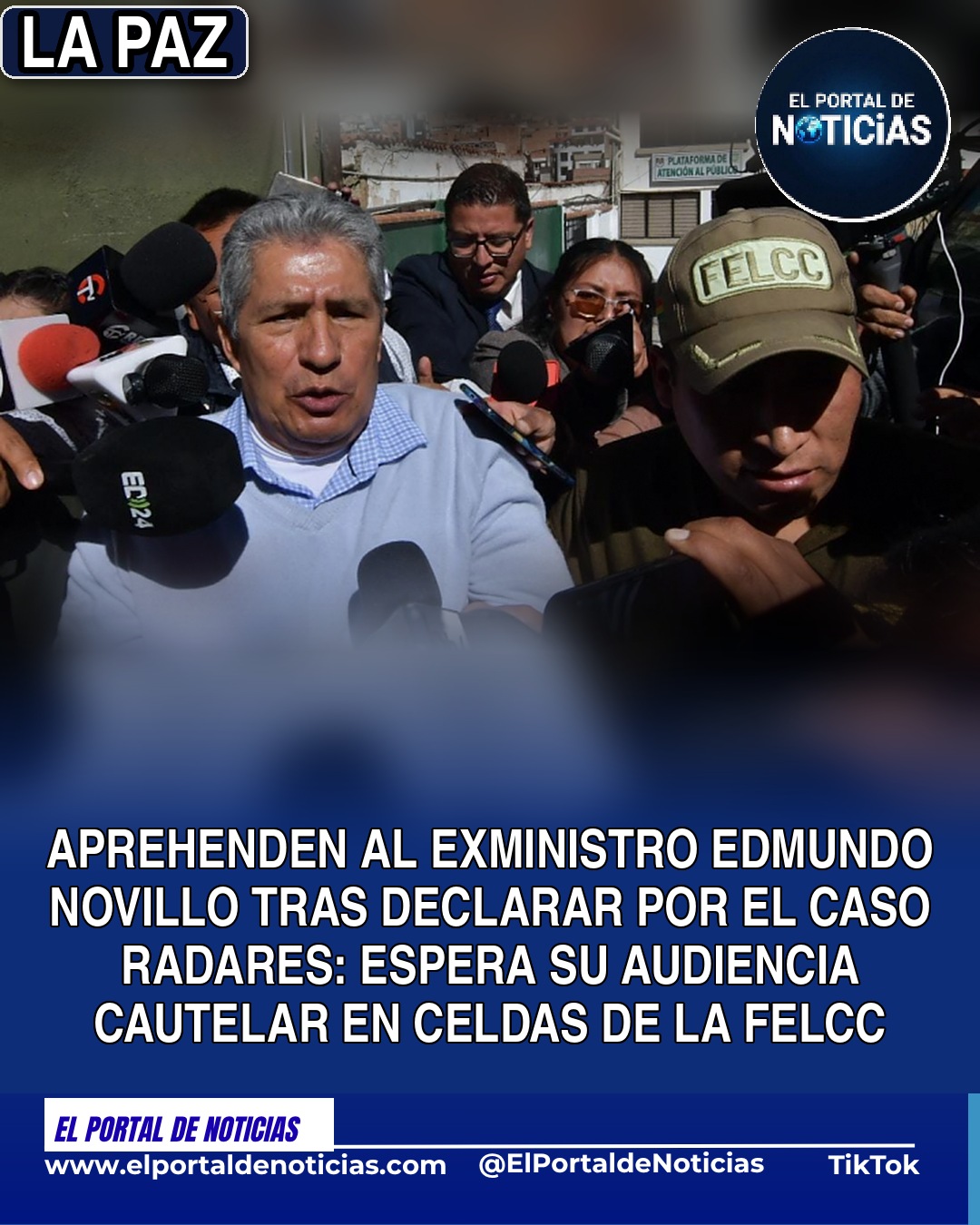 Exministro Edmundo Novillo aprehendido