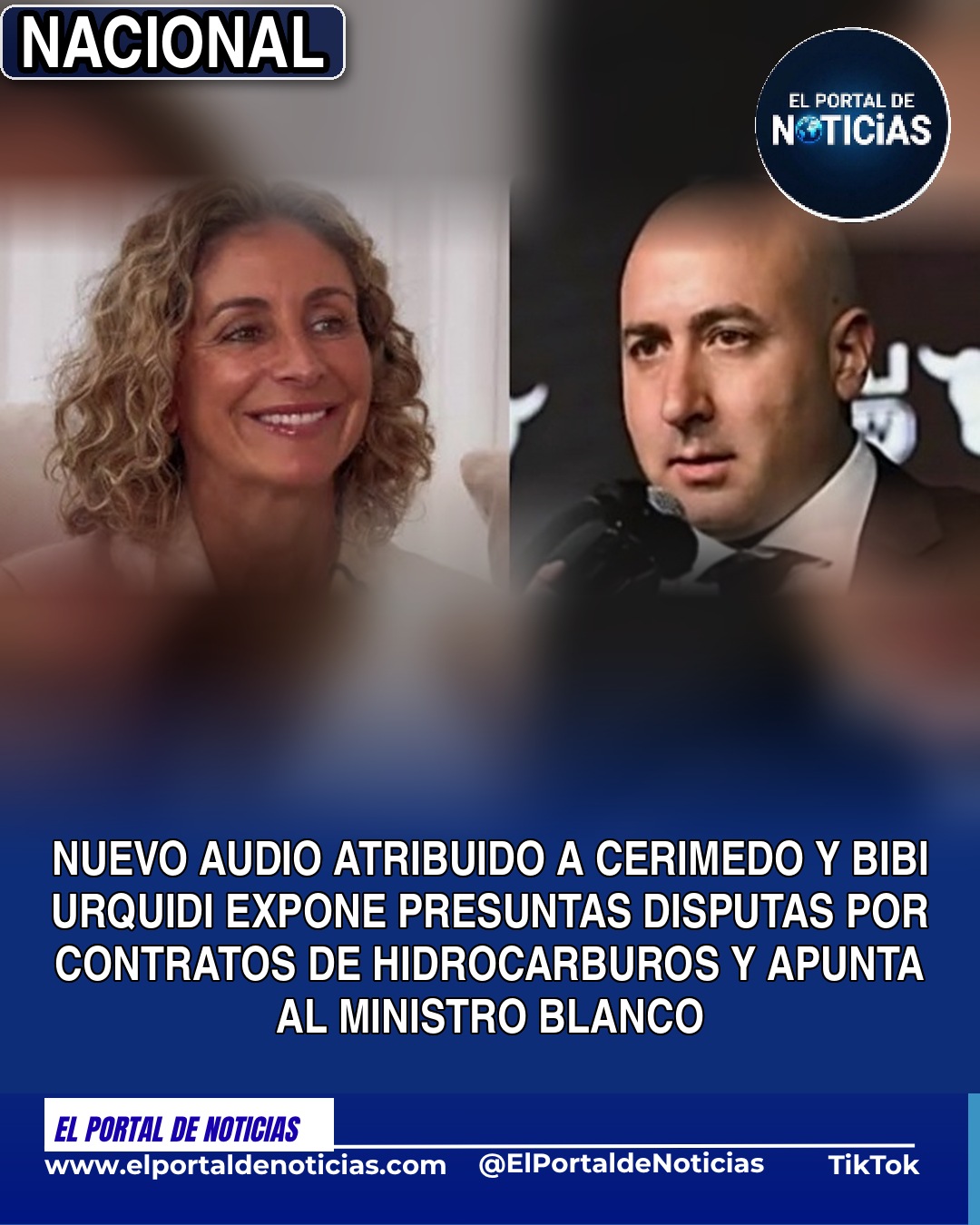 Bibi Urquidi y Fernando Cerimedo
