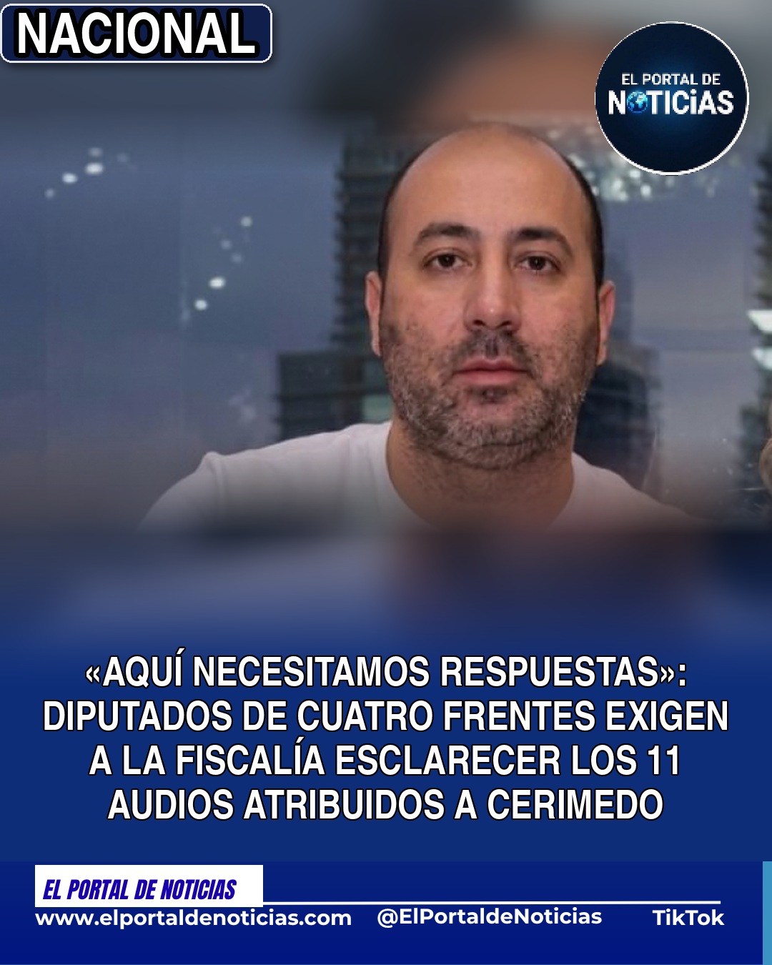 Fernando Cerimedo, exasesor presidencial, a quien se atribuyen 11 audios que diputados piden investigar