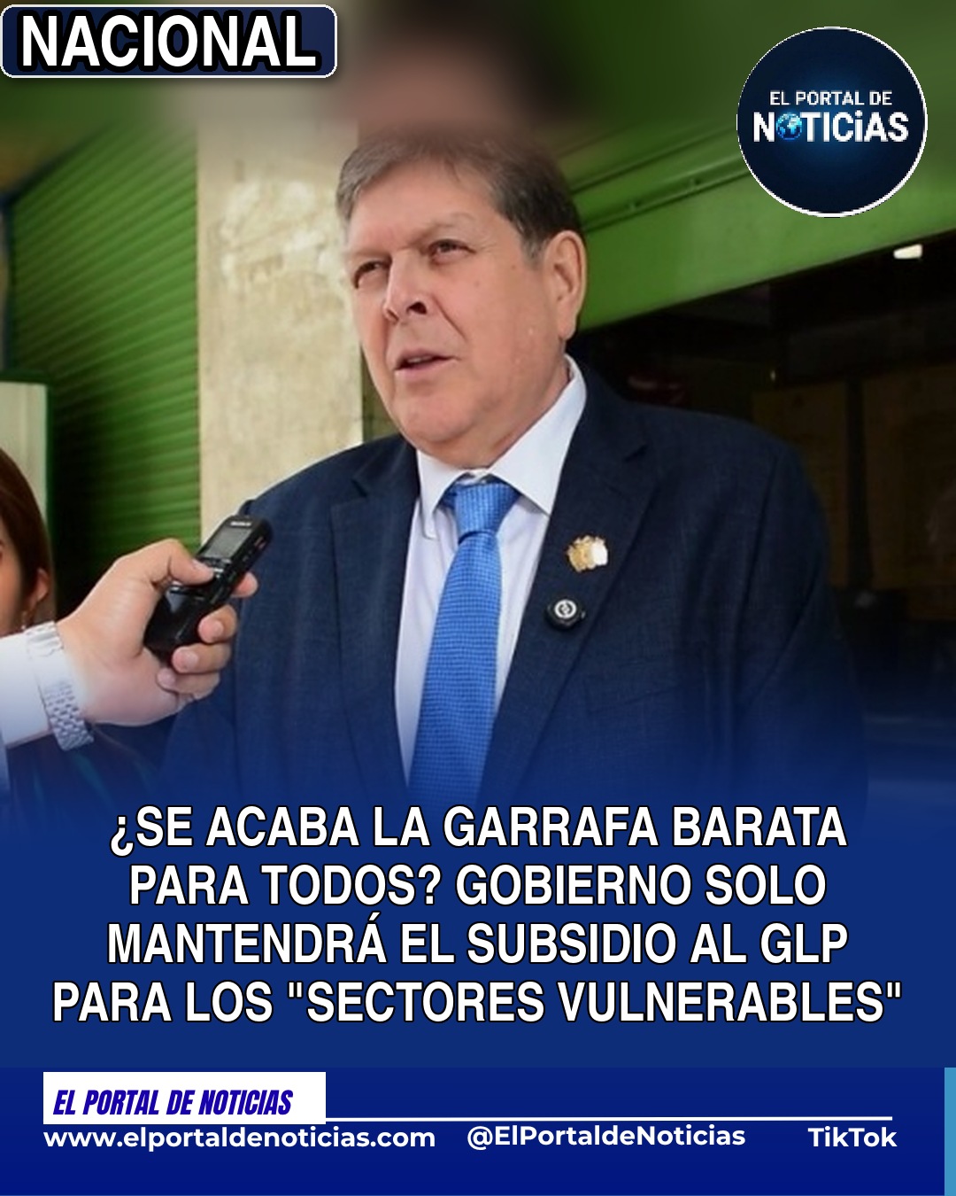 El ministro de Hidrocarburos, Marcelo Blanco, en una entrevista
