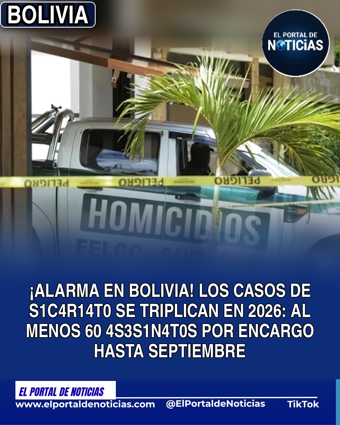 Los casos de s1c4r14t0 se triplican en Bolivia: al menos 60 en lo que va de 2026